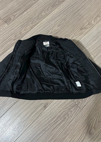 Gri Erkek Çocuk Örgü Yün Ceket - Görsel 4