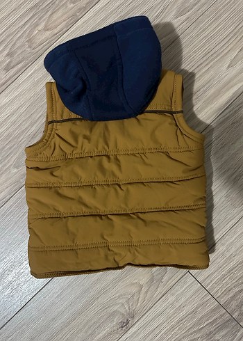Kahverengi Fermuarlı Erkek Çocuk Yelek - Görsel 2