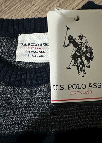 Gri Erkek Çocuk Triko Kazak - Görsel 4