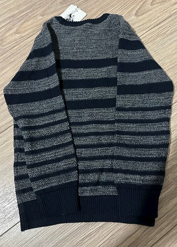 Gri Erkek Çocuk Triko Kazak - Görsel 2