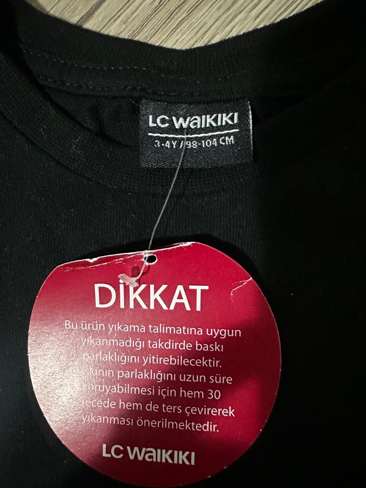 Erkek Çocuk Siyah Uzun Kollu Baskılı Tişört - Görsel 2