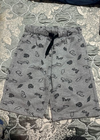 Gri Kamuflaj Desenli Erkek Şort - Görsel 3