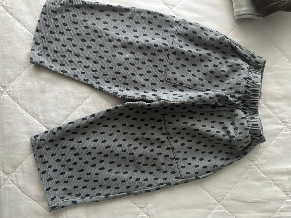 Düz Kesim Erkek Keten Gri Pantolon - Görsel 3