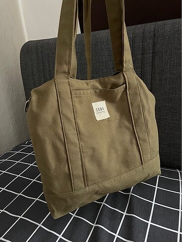  Beden haki Renk sowa collection haki kanvas tote bag