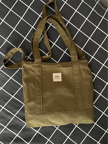  Beden sowa collection haki kanvas tote bag