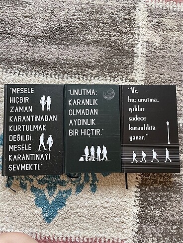  KARANTINA ROMAN 4 CILTLI 1 CILTSIZ 5li SET (guncel fiyati sonda)