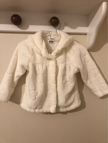 Kız bebek peluş mont