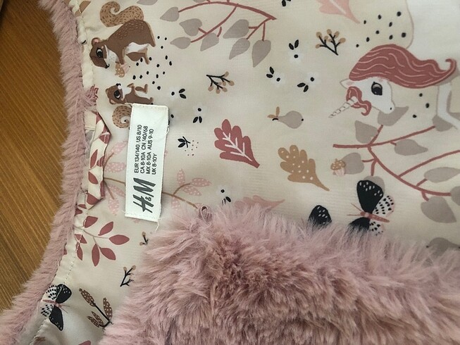 H&M Kız çocuk peluş yelek. 8-10 yaş