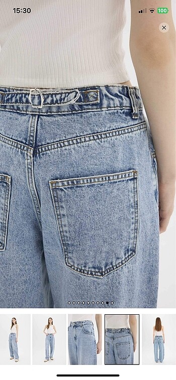 38 Beden Defacto Baggy Jean