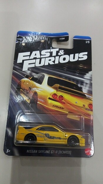 HOT WHEELS FAST AND FURIOUS 2 UZUN KART - NISSAN