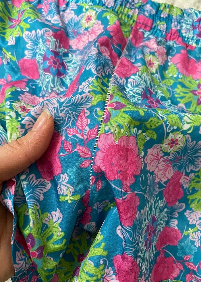 Desenli deniz şortu - Görsel 4