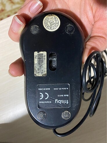 Gri kablolu mouse - Görsel 2