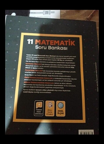  11. Sınıf matematik test kitabi