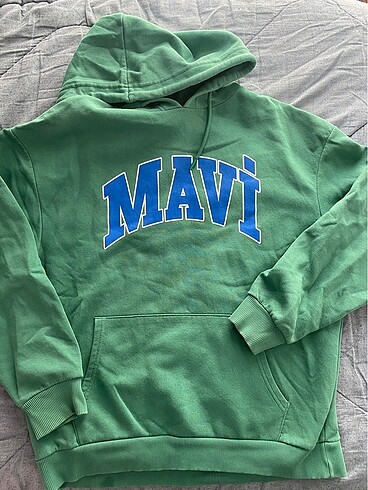 mavi jeans sweat yeşil
