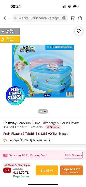 Bestway şişme havuz