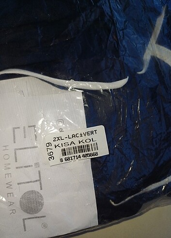 xxl Beden lacivert Renk Lacivert pijama takımı ikili