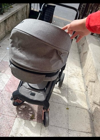 Gri Bebek Arabası - Görsel 4