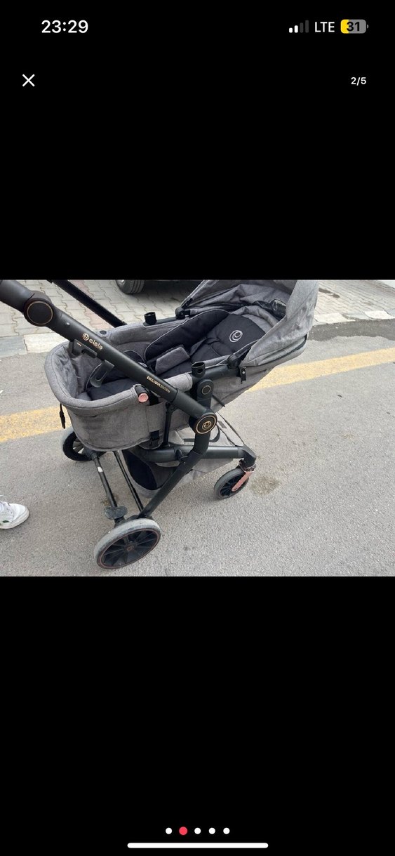 Gri Bebek Arabası - Görsel 2
