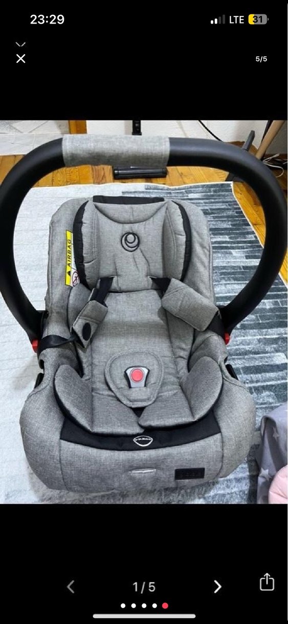 Gri Bebek Arabası - Görsel 5