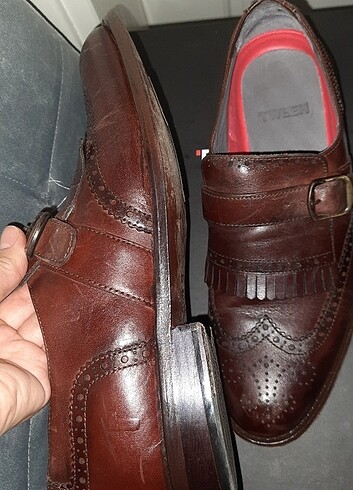 39 Beden kahverengi Renk Tween klasik erkek ayakkabi