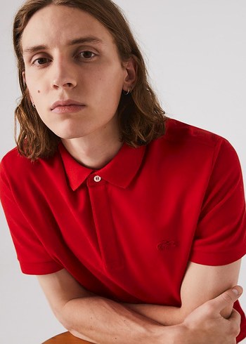 Lacoste Kırmızı Erkek Polo Tişört