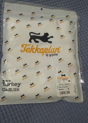s Beden tekkaplan üçlü biyeli bikini külot kilot