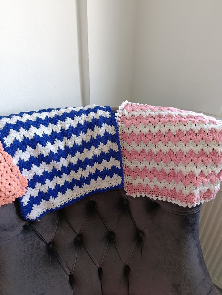 Renkli El Örgüsü Banyo Süngeri Seti - Görsel 3