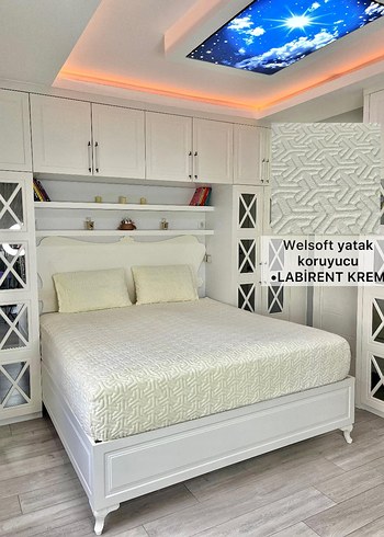 Yakamoz Krem Welsoft Yatak Koruyucu - Görsel 7