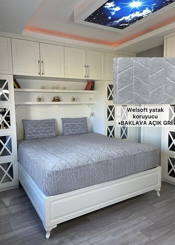 Yakamoz Krem Welsoft Yatak Koruyucu - Görsel 15