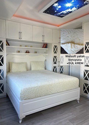 Yakamoz Krem Welsoft Yatak Koruyucu - Görsel 18
