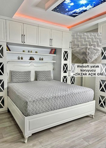 Yakamoz Krem Welsoft Yatak Koruyucu - Görsel 14