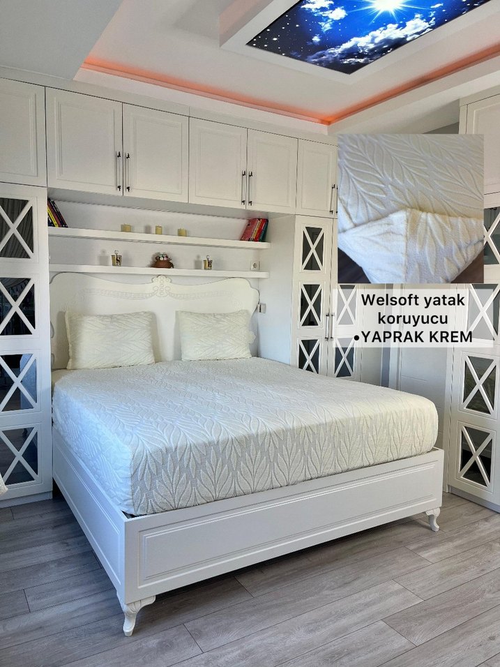 Yakamoz Krem Welsoft Yatak Koruyucu - Görsel 5