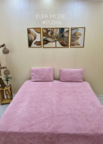 Pudra Renkli Baklava Modeli Nevresim Takımı - Görsel 4