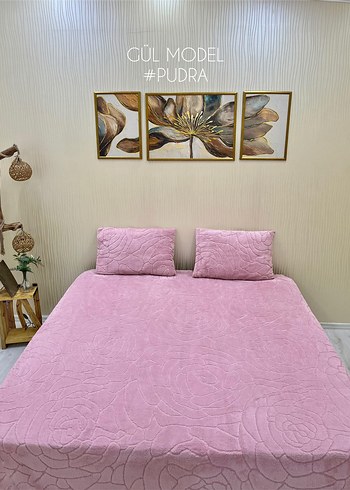 Pudra Renkli Baklava Modeli Nevresim Takımı - Görsel 7