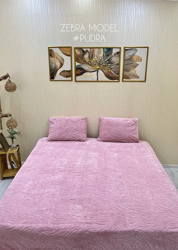 Pudra Renkli Baklava Modeli Nevresim Takımı - Görsel 6