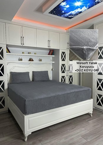 Welsoft Yatak Koruyucu Kahverengi - Görsel 11