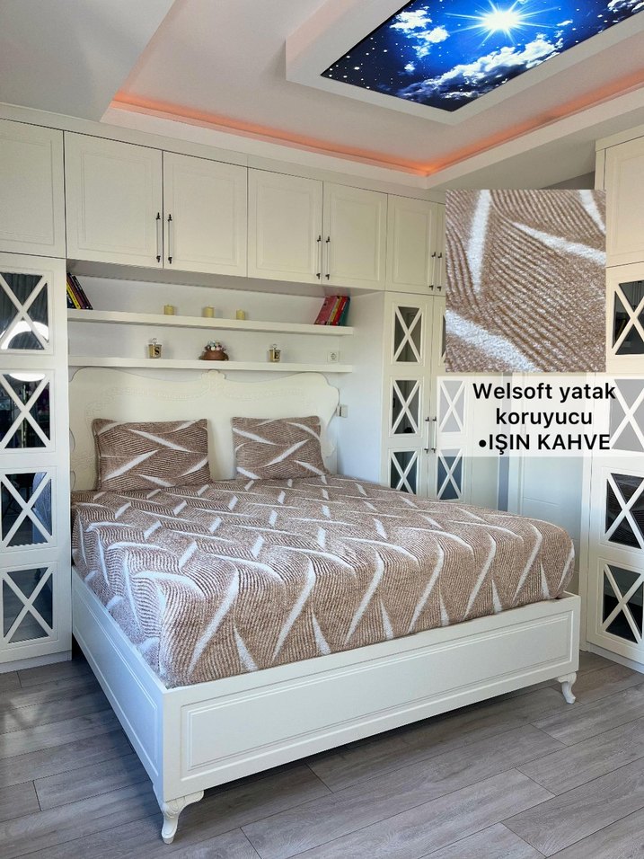 Welsoft Yatak Koruyucu Kahverengi - Görsel 2