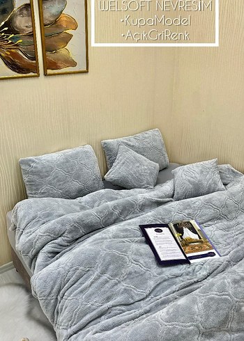 Jelsoft Açık Gri Zebra Model Nevresim Takımı - Görsel 3