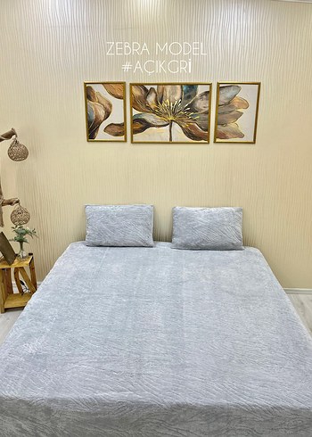 Jelsoft Açık Gri Zebra Model Nevresim Takımı - Görsel 7