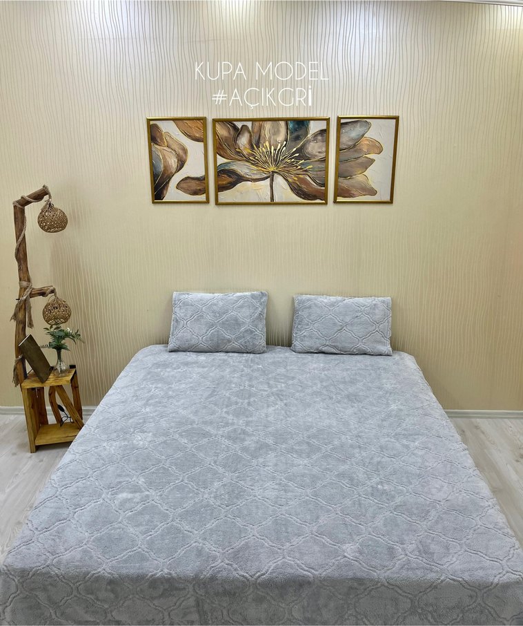 Jelsoft Açık Gri Zebra Model Nevresim Takımı - Görsel 2