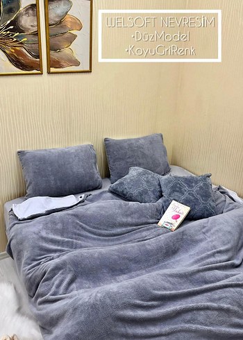 Gri Zebra Desenli Yumuşak Nevresim Seti - Görsel 5