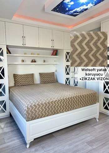 Welsoft Yatak Koruyucu Kupa Vizon - Görsel 5