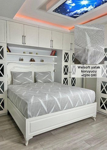 Welsoft Yatak Koruyucu Kupa Vizon - Görsel 11