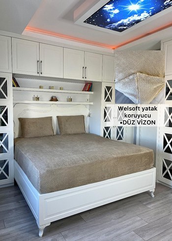 Welsoft Yatak Koruyucu Kupa Vizon - Görsel 6