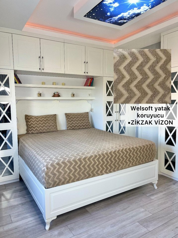 Welsoft Yatak Koruyucu Kupa Vizon - Görsel 5