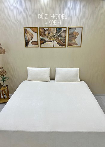 Beyaz Çocuk Yatak Örtüsü ve Yastık Kılıfı - Görsel 2