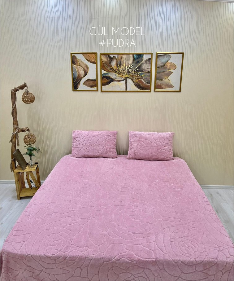 Pudra Renkli Düz Welsoft Nevresim Takımı - Görsel 4