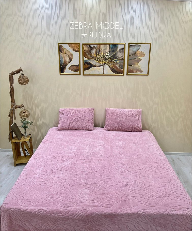 Pudra Renkli Düz Welsoft Nevresim Takımı - Görsel 5