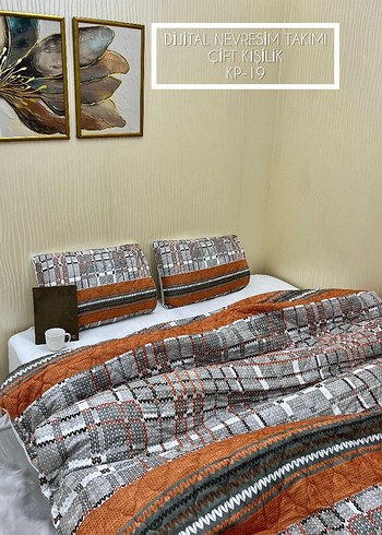 Parlak Mavi Batik Çift Kişilik Nevresim Takımı - Görsel 6