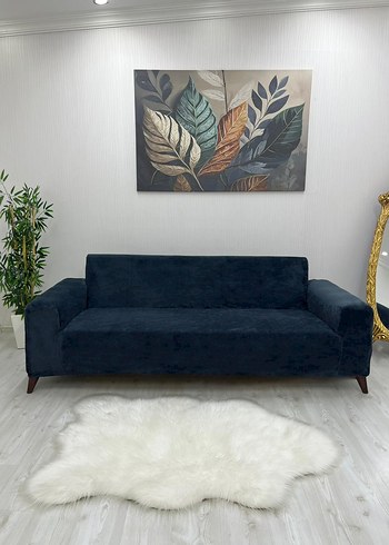 Mor Kadife Modern Koltuk Örtüsü - Görsel 7